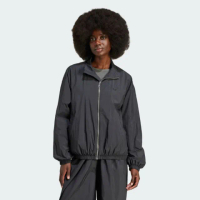 【adidas 愛迪達】外套 女款 運動外套 風衣外套 NYLON WINDBREAK 黑 IT6726