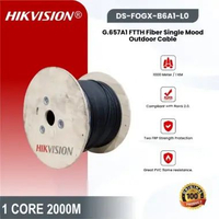 Hikvision DS-FOGX-B6A1-L0-1C-2KM Dropcore Kabel Cable Fiber Optik Optic 1 Core 3 Seiling 2000 Meter