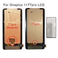 Frame Amoled For OnePlus 7T Pro 5G For McLaren LCD Display Screen+Touch Panel Digitizer For Oneplus 7TPro For McLaren HD1925