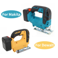For Makita For Dewalt Cordless Jigsaw Electric Jig Saw Portable Multi-Function Woodworking Power Tool for Makita 18V Battery