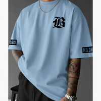 MESIN BIGSIZE DISTRO LOGO B T-SHIRTS FOR MEN AND WOMEN (S-7XL) S - XXXXXXXL JUMBO DISTRO T-SHIRTS KO