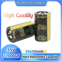 5pcs 35V22000uf 35V High Quality Horn Electrolytic Capacitor 30x50mm 22000Uf 35V22000Uf 35V22000Uf
