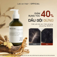 Dầu gội gừng Lab On Hair Nhân sâm Redensyl cải thiện tình trạng rụng tóc dầu gội mọc tóc 300ml