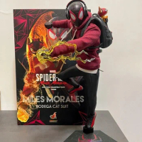 In-stock Hottoys Original 1/6 Vgm50 Spider Man Miles Morales Bodega Cat Suit Ps5 Game Collectible Action Figure Kids Toys Gifts