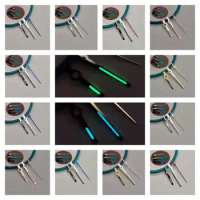 Mod Watch Hands NH35 NH36 BGW9 Ice Blue C3 Super Green Luminous Pointer Fits for NH35 NH36 4R 6R Automatic Movement