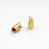 2pcs Pure Copper Earphones Female Socket Pin for Shure SE215 SE315 SE425 SE535 MMCX Detachable DIY Accessory