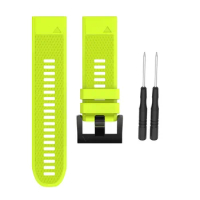 26mm/22mm Width Strap for Garmin Fenix 5X/3/3HR Band Sport Silicone Watchband with Easy Fit Belt for Fenix 5/Forerunner 935