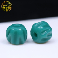 雪巴琉璃配珠百香無相珠南瓜珠六面骰子西藏料器手串長串DIY配件
