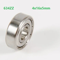 50pcs/100pcs 634ZZ 634-ZZ 634 ZZ Z 4*16*5mm Deep Groove Ball bearing Miniature Mini Ball Bearings 4x16x5mm 634Z