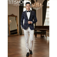 ( Đặt Nhanh ) Tuxedo Hoa Văn , Vest Nam Hoa Văn , Suit Nam , Vest nam đi tiệc , Vest Nam Sự Kiện DHT