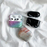 Cute For Apple AirPods 3 Cases Airpod Case Marble Hard Protector Cover Women Men Compatible with For Airpods 3rd Generation Case