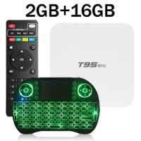 T95 mini Allwinner H3 Quad Core TV Box Android 10.1 4K HD 4G Wifi HDR 2GB 16GB Smart Android TV Box 