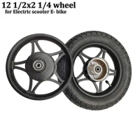 12 Inch Drum Brake Wheel 1/2 X 2 1/4 ( 62-203 ) Tire Inner Tyre fits Electric Scooters and e-Bike