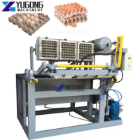 Automatic Egg Tray Forming Machine Egg Carton Box Making Machine Paper Egg Tray Production Line Recycled Egg Tray Fruit Tray