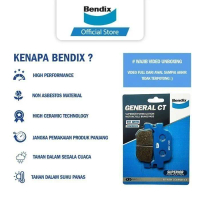 Bendix Kampas Rem Cakram Brake Pad Motor Yamaha Nmax Gct - Depan Dan Belakang Pasti Ori