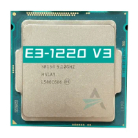 Xeon E3-1220 v3 E3 1220v3 E3 1220 v3 3.1 GHz Quad-Core Quad-Thread CPU Processor 80W LGA 1150