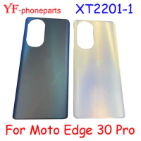 AAAA Quality 6.7" Inch For 10PCS Motorola Moto Edge 30 Pro XT2201-1 Back Battery Cover Housing Case Repair Parts