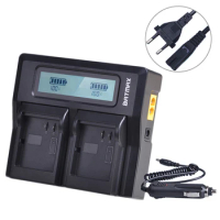 Rapid LCD Dual Battery Charger Station Rechargeable Batteries Charging Station Replacement for Arlo Pro/Pro 2/Go Camera