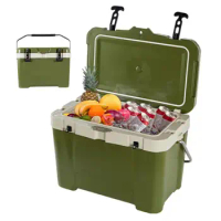 Insulated Cooler Box Outdoor Ice Chest Cooler Box Good Insulation Insulated Freezer For Outdoor Self-Driving Trips Camping And