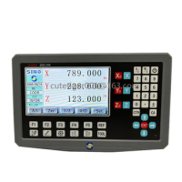 3 Axis DRO LCD Screen Metal Shell Digital Readout Display for Milling Machine Lathe Machine Tools