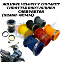 KAIII MOTOR THROTTLE BODY JOINT AIR HOSE VELOCITY TRUMPET TROMPET GETAH UNIVERSAL LC Y15 RS150 CARBU