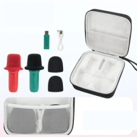 Portable Microphone Organizer Travel Accessories Bag Storage Case Carrying for XGIMI C3 Microphone
