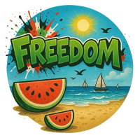 IRON PATCH BAJU FREEDOM- Tampal guna iron