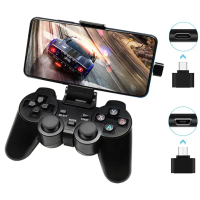 Gamepad Wayarles, 2.4g, Sesuai untuk Android, PC, PS3 dan Telefon Bimbit TV Bluetooth Usb Mic Gaming