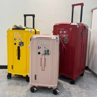 日系 行李箱 大容量 旅行箱 22~30吋行李箱 多功能 靜音萬向輪 拉桿箱 密碼鎖 登機箱
