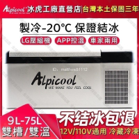 【全球優品匯】Alpicool冰虎12V車用24V貨車110V家用冰箱 露營冰箱LG壓縮機行動冰箱露營冰箱可貨到付款