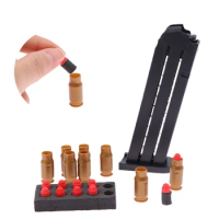 1Pcs Soft Bullet For Glock/M1911/UPS/Desert Eagle Toy Gun 7mm Small Soft Bullet Cartridge Clip Accessories For Ejection Gun