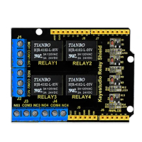 Keyestudio 4 channel 5V Relay Shield Module for Arduino UNO R3