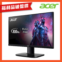 (福利品)Acer 宏碁 KB272 H 27型VA電腦螢幕 AMD FreeSync ｜100hz抗閃