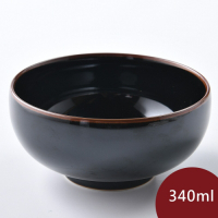 Hakusan白山陶 飯碗 天目 340ml 日本製