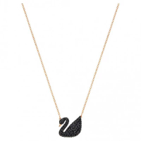 Swarovski 施華洛世奇 Swan Necklace 黑色天鵝水晶項鍊 5204134 1pc