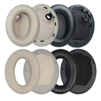 Soft Protein Leather Memory Foam Ear Pads Cushions Replacement Earpads For Sony WH-1000XM4 WH1000XM4 WH 1000 XM4 Headphones