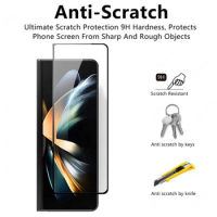 3PCS Tempered Glass For Samsung Galaxy Z Fold 5 9H Protective Glass Front Screen Protector for Samsung Z Fold 4 3 Z Fold5 Glass