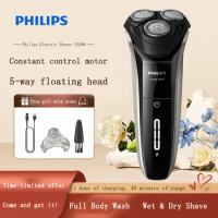 Philips S3208 New 3000 Series Original Electric Shaver Fast Charging Full Body Wash Intelligent Beard Razor Men Shaver