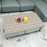 全城熱賣 - 桌墊防水環保寫字臺墊學生書桌面墊子辦公筆記本電腦桌墊家用十字格60x140mm1.1mm否