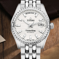 TITONI 梅花錶 宇宙系列 自動機械腕錶 40mm / 797S-695