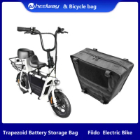 1108 Fiido Electric Bike Trapezoid Bag Thicken Waterproof Lithium Battery Storage Bag Electric Bike Sundries Storage Bag
