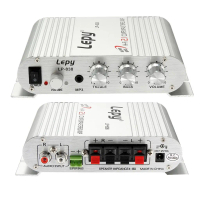 Lepy LP - 838 เครื่องเสียงรถยนต์ซับวูฟเฟอร์แอมป์สเตอริโอStereo Amplifier ระบบที่อยู่สาธารณะ บ้าน ขนา
