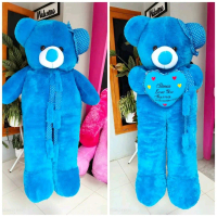 Boneka Beruang Bear Syal Topi Super Jumbo 1.5 Meter FREE UKIR NAMA/FOTO