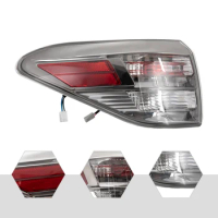 Tail Light Assembly LH For 2010 2011 2012 Lexus RX350 Rear Break Lamp Tail Light Driver Left Side Red Clear Lens Halogen