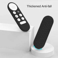 Silicone Remote Control Protective Sleeve Shockproof Non-slip Remote Control Sleeve Fall Prevention for Google Chromecast
