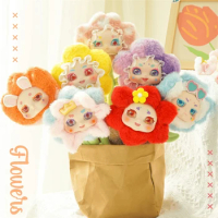 KIMMON Flower Plush Figure Toys Christmas Gift for Kids Girls Blind Box Collection Decoration Kimmon Plush Dolls Ornament Kimmon