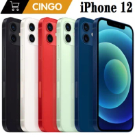 Apple iPhone 12 Face ID 6.1" 4G RAM 64GB/128GB/256GB ROM Unlocked Smartphone OLED Screen A14 Bionic Chip Dual 12MP Cameras 12