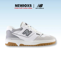 Giày New Balance 550 White Gum - BB550ESC Sneaker Sport Giày Thể Thao Nam Trắng Xám Da Cao Cấp Tập T