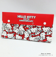 【UNIPRO】Hello Kitty 40 周年紀念 A5六層風琴夾 資料夾 資料收納盒 三麗鷗正版授權