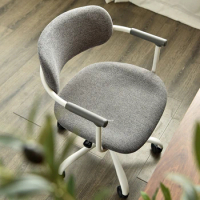 Modern Fabric Office Chairs Swivel Gaming Chair Nordic Home Furniture Backrest Student Computer Chair Girls Bedroom Makeup Chair
